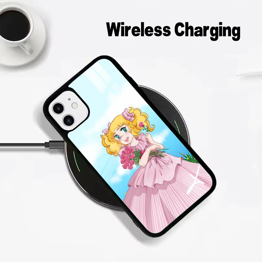 Classic Cartoon-Sweet C-andy C-andy Phone Case For IPhone17 16 15 14 13 12 11 Pro Max 16/15/14Plus Wireless Charger Cover Funda