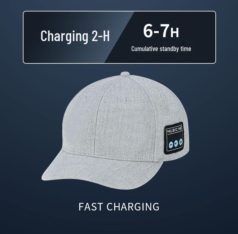 Bluetooth Speaker Sun Hat: Detachable, Washable Baseball Cap with Built-in Headset
