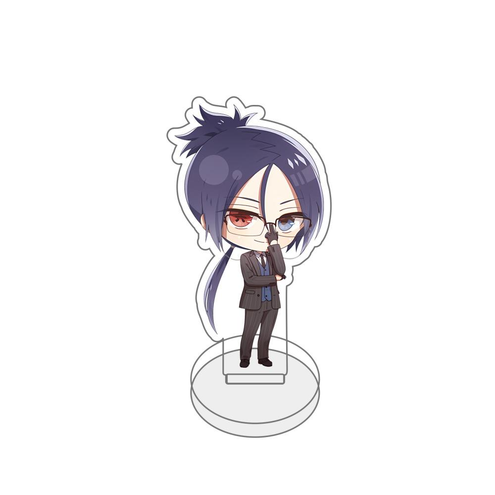 Anime Katekyo Hitman Reborn Acrylic Stand Figure Key Sawada Tsunayoshi Hibari Kyoya Vongola 10cm Model Plate Desk Decor Gift Key