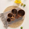 Mahogany Measuring Cup Four-piece Set, Coffee Measuring Cup Set, Milk Powder Spoon, Seasoning Spoon
