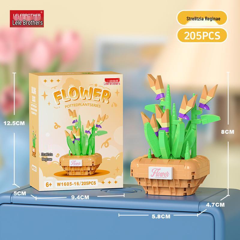 

Соняшник Засушена Квітка з Пилозахисним Чохлом Будівельні Блоки Іграшка для Дітей