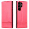 AZNS For Samsung Galaxy S24 Ultra Case Magnetic Suction Leather Phone Cover with Wallet Stand