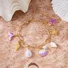 Boho Shell Starfish Bracelet Pearl Bohemian Beach Jewelry Metal Gold Bracelet  Party Jewelry
