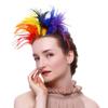 Flapper Feather Headband Burlesque Headpiece Flapper Headpiece Feather Headband