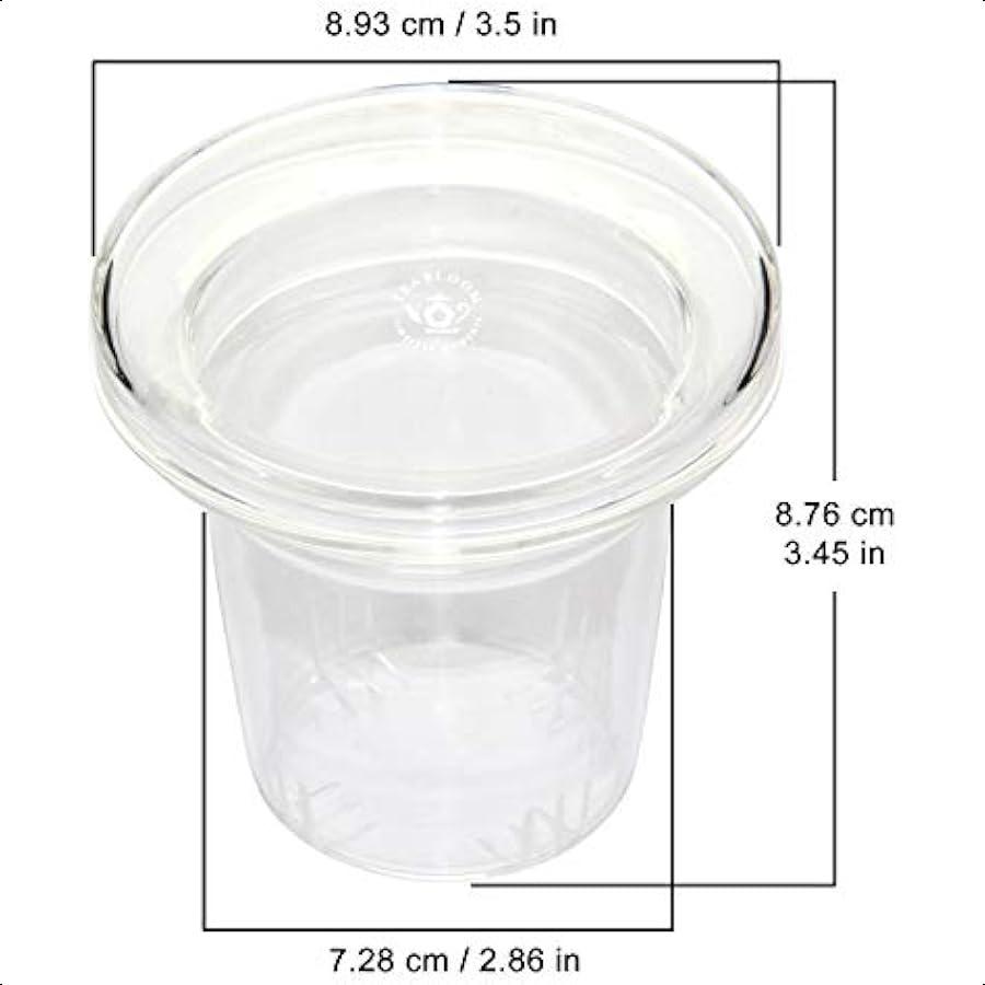 

Universal Glass Tea Infuser with DualPurpose Lid Coaster Hygienic NonToxic Glass Filter for Loose Tea Leaves LeadFree and Cadmi United States