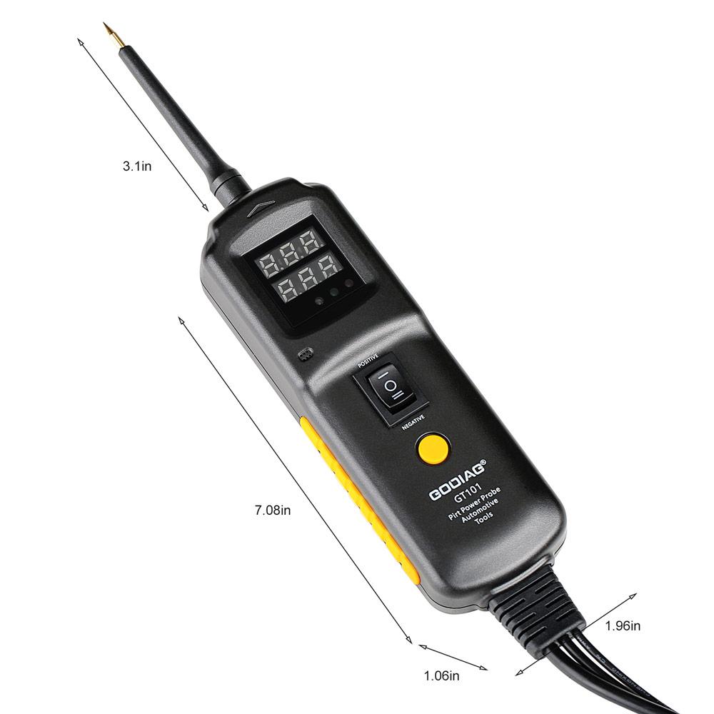 Multi Functions GODIAG GT101 PIRT Power Probe DC 6-40V Vehicles Electrical System Diagnosis Circuit Tester