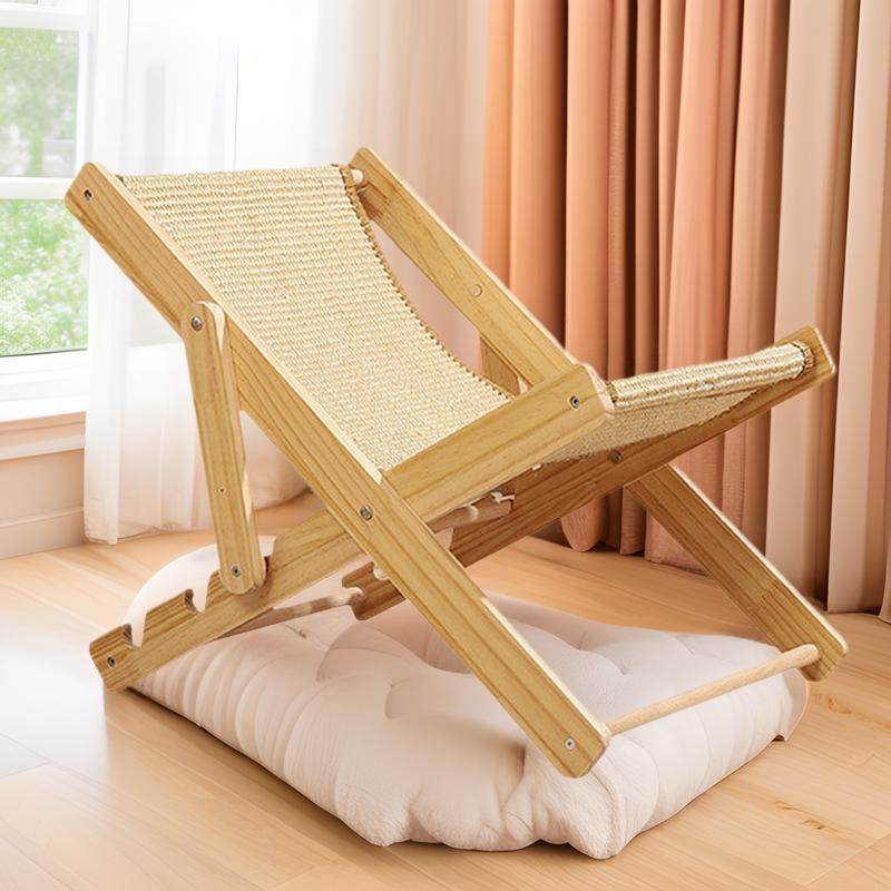 

Summer Wear-Resistant Foldable Sisal Cat Sofa with Cooling Feature Cooling Mat Cat Lounger