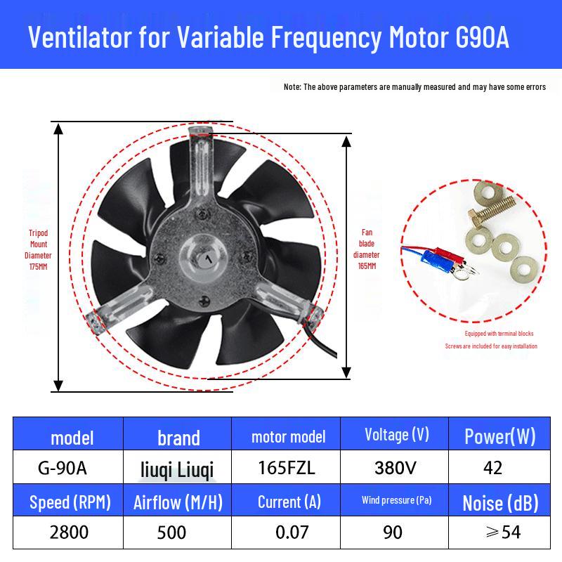G Series 380V Variable Frequency Motor Cooling Fan
