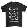 T-shirt 'Strumenti e Armi Vikinghe' - Conquista con Stile! Design di ispirazione norrena, Unisex F