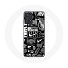 Case - MANIACASE - Samsung Galaxy A32 4G - Nike Air Logo - Black and White - Flexible