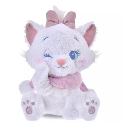Disney Marie The Aristocats Plush Doll Pink X Blue Winter Shiny Color Japan NEW Disney Store