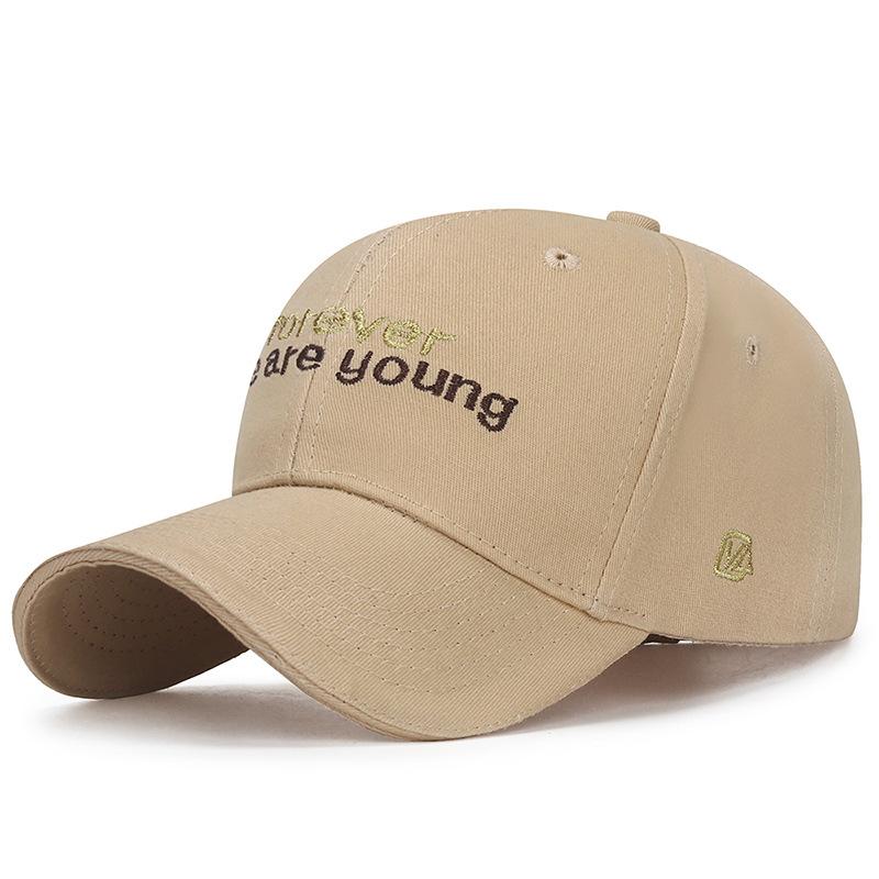Spring and Autumn Trendy Letter Baseball Caps, Men and Women Couple Sandwich Sun Hats, Casual Baseball Caps
