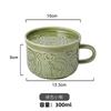 European Cartoon Animal Ceramic Coffee Cup with Lid Mug Couple Coffee Cup Breakfast Milk Cup Children's Gifts Home Decoration
