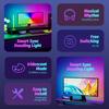 LED Strip Sync Lights Bar Smart Gaming Ambient Light Computer Backlight Strip App Control Music/Color Sync Bedroom Decor