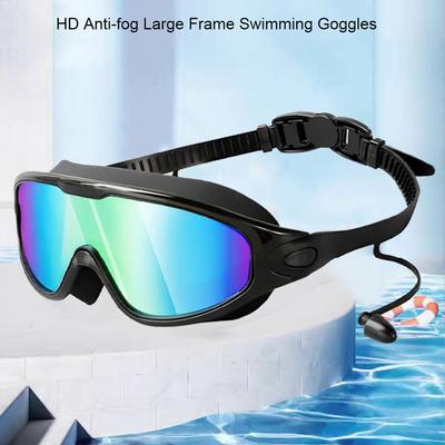 Anti Fog Swimming Goggles UV Protection Swimming Goggles Adjustable Swim Sports Eyewear Wide View for Swim Training