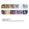 1 Box Round Glitter Nail Art Sequins 12 Grids Assorted Color Holographic Nail Charm Foils DIY Nail Design Crafts Manicure Decoration Accessories