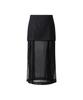 RECODE Side Slit Lining Patch Skirt