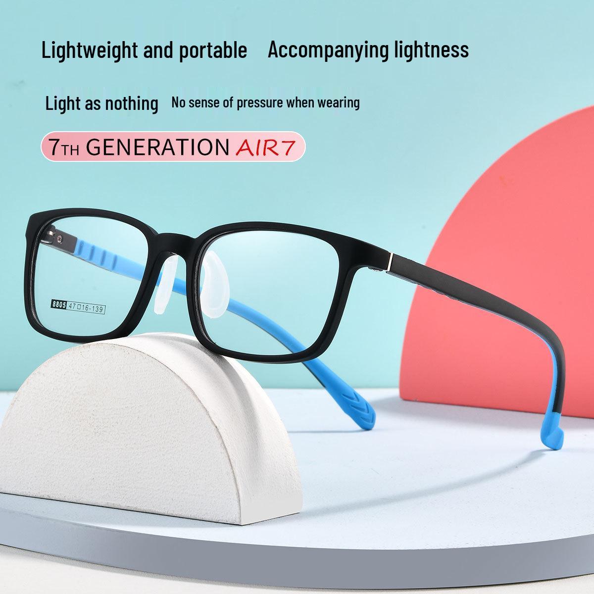 2022 Ultra-light Silicone Children s Glasses with Myopia Frames & Nose Pads