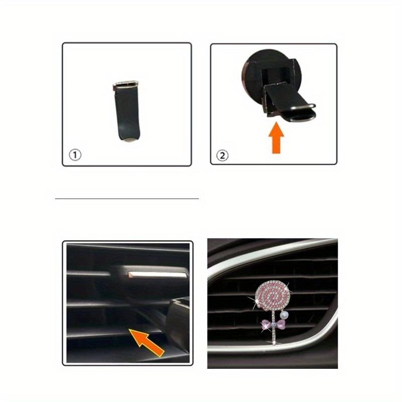 1pc Lollipop Design Car Air Outlet Ornament