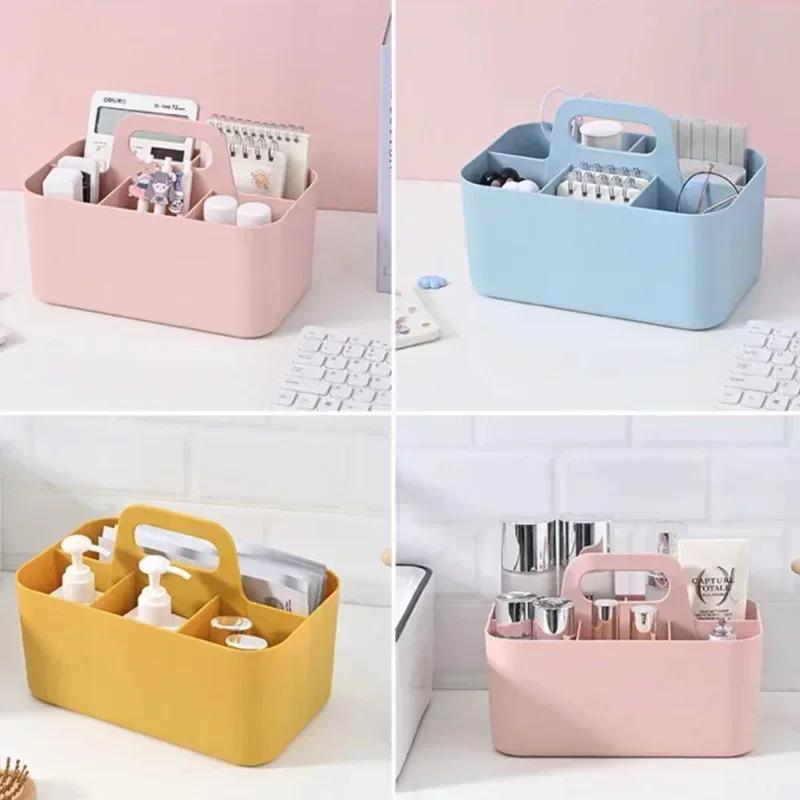 New Desktop Can Be Superimposed Organizer Box Cosmetics Division Multi-functional Storage Box Bedroom Table Portable Storage Box