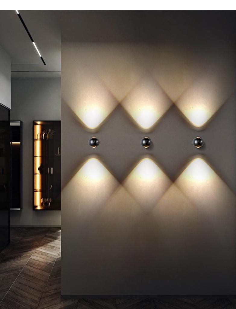 Rotatable Modern Minimalist Wall Lamp for Bedside, Entrance, Hallway, or Staircase