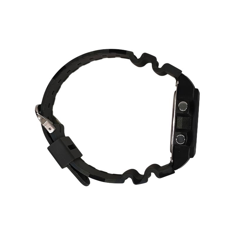 CASIO Customized watch modified series life waterproof Rift Valley fog Quartz resin strap men and women same style blac MiCaiHeiSeBiaoDai