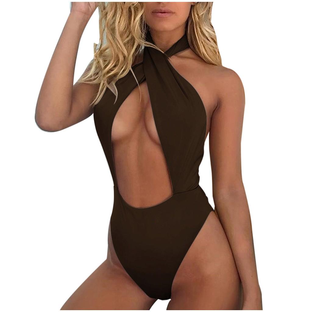 

(SU)Женский бикини с мягкой подкладкой, бюстгальтер пуш-ап, бандажный купальник, пляжная одежда, купальный костюм S хаки