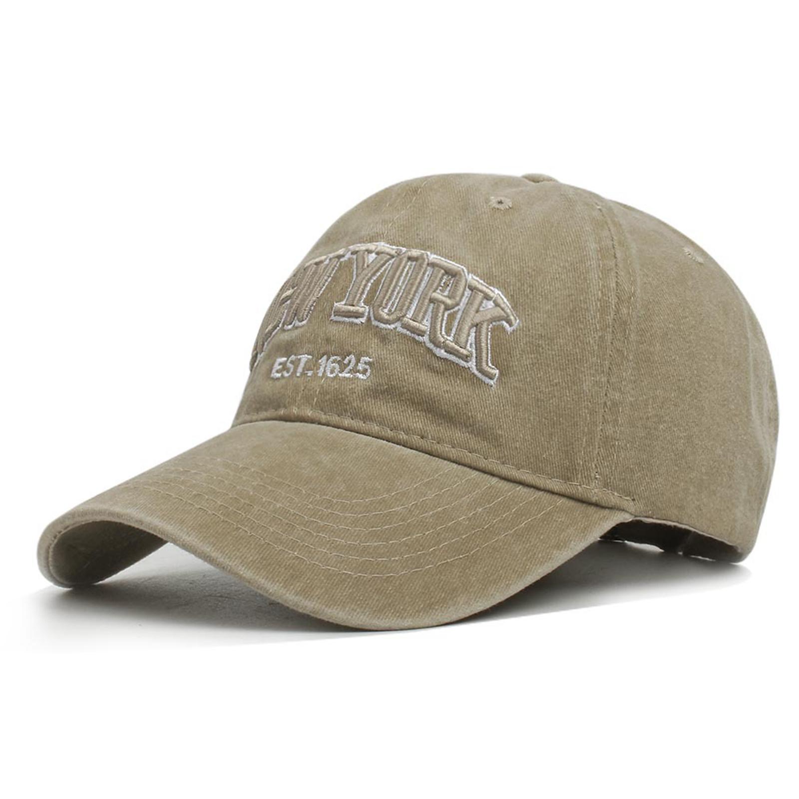 Unisex Letter Embroidered Hat Outdoor Baseball Cap One Size хаки