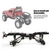 Metal 1 16 RC Car Body Chassis Frame Kit Accessory Fits for WPL C14 C24(Black S WPL C14BL )