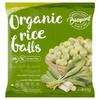 Gluten-free rice crisps with spinach and leek