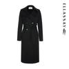 ELLASSAY Women's Wool Cashmere Double-breasted Long Coat