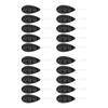 20pcs Flexible Loop DIY Needle Threader Black Hand Sewing Needle Threader  For Crafting