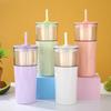 Water Bottle High Value Straw Cup Outdoor Sports Water Cup Sealed Leak-proof Fruit Teacup Large Capacity Plastic Cup Girls Youka Cup