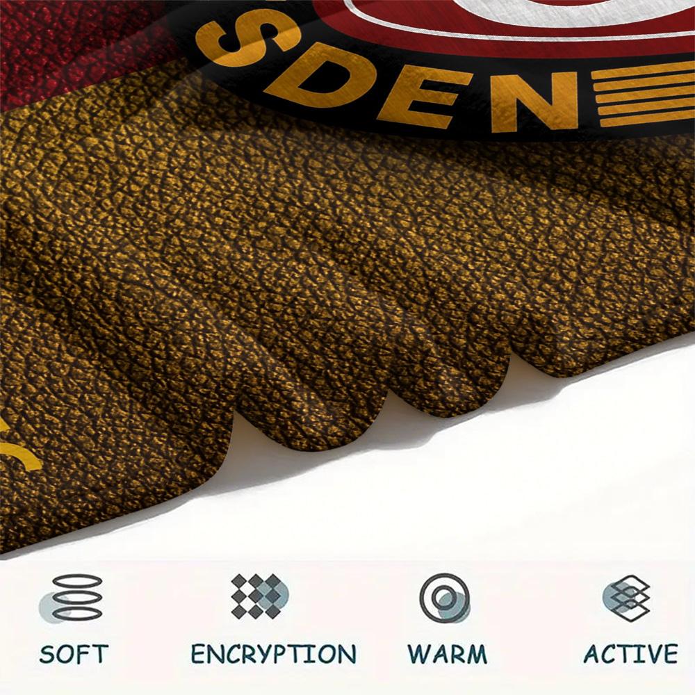 Coperta in Flanella con Stampa Dynamo Dresden, Alta qualità Confortevole per Tutte le Stagioni, Arredamento per la Casa, Calore e Comfort