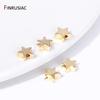 14K Gold Plated Brass Star/Crown/Apple/Heart Spacer Beads Loose Beads For Jewelry Making Supplies DIY Jewelry Accessories