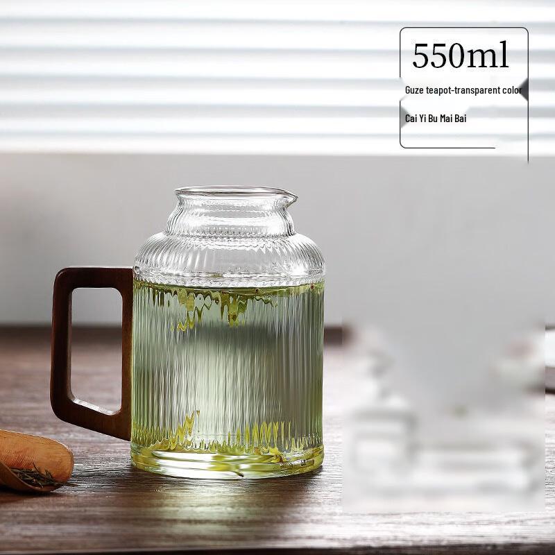 

Shangqi Glass Heat-Resistant Vertical Stripe Pitcher