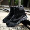 Winter Men's Ankle Boots,Outdoor Leather Ankle Boots, Men's Work Shoes, Hunting, Hiking, Camping and Mountaineering Sports Shoes