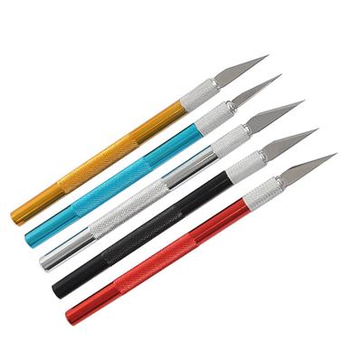 Kit de ferramentas de faca de bisturi para escultura em metal, lâminas antiderrapantes, gravura, artesanato, facas artesanais, telefone celular, PCB, faça você mesmo, ferramentas manuais de reparo de hobby