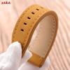 Vintage Matte Genuine Leather Watch Band for Omega for Rolex 18/20/22/24mm Black Brown Thick Straps Stitching Cowhide Wrist Belt