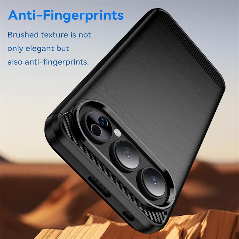 For Cover Honor 500 Pro Case For Honor 500 Pro Anti-knock Soft TPU Silicone Carbon Fiber Phone Back Case For Honor 500 Pro Case