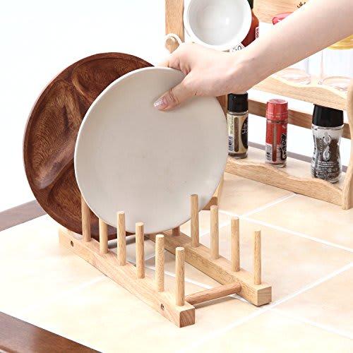 Fuji Boeki Bonheur Natural Wooden Dish Stand 94385