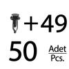 50 Pieces Bumper Clips for Toyota