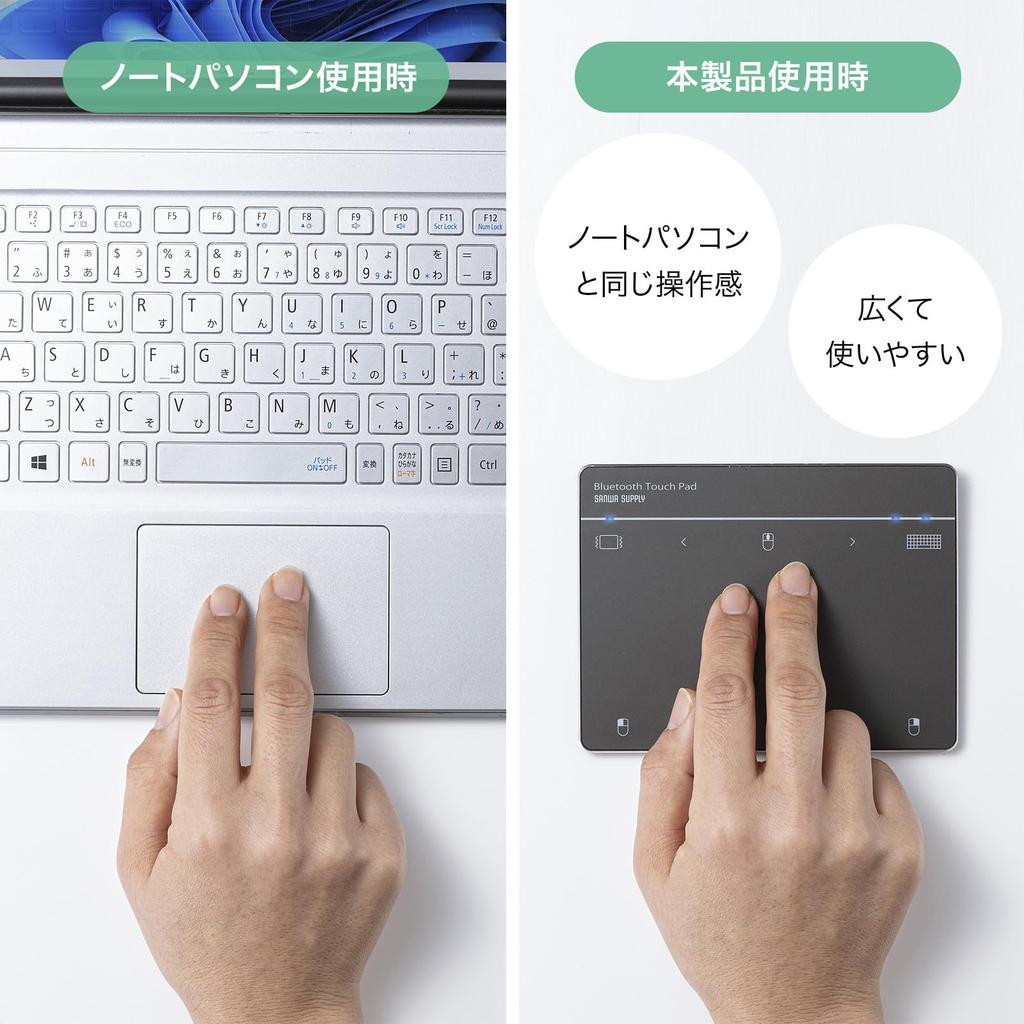 Sanwa Supply Bluetooth Touchpad MA-PB521GM