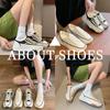 Ins Canvas Shoes Women's New Breathable Dissolving Internet Celebrity Platform Shoes Summer Heightening Casual Niche Lace-up Board Shoes