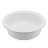 375x130mm RV Boat Round Vessel Sink Bathroom Hand Wash Basin Acrylic White for Motorhome Yacht Bathroom