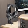 NEETTO HS906 2-in-1 Silicone Headphone & Gaming Headset Stand Desk Mount Swivel Height-Adjustable Hook Cable Clip
