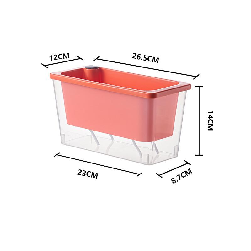 

Кашпо з автополивом, горщик для квітів, лінивий горщик для квітів, автоматичний вологопоглинаючий квітковий горщик, двошарове пластикове балконне кашпо