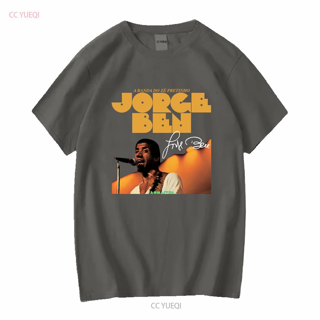 Jorge Ben Jor Signature  T Shirt All Size S to 2345XL TM94 long sleeves vintage Washed Slightly designer clothes fashion