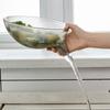 PDTO Drainer Bowl Strainer with Spout for Pasta Fruit Vegetable Food Colander Baskets
