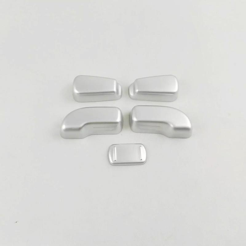 

ABS Chrome для Renault Koleos 2017 2018 Аксессуары для автомобильных сидений, регулировка переключателя, декоративная крышка, наклейка, стайлинг автомобиля серебряный